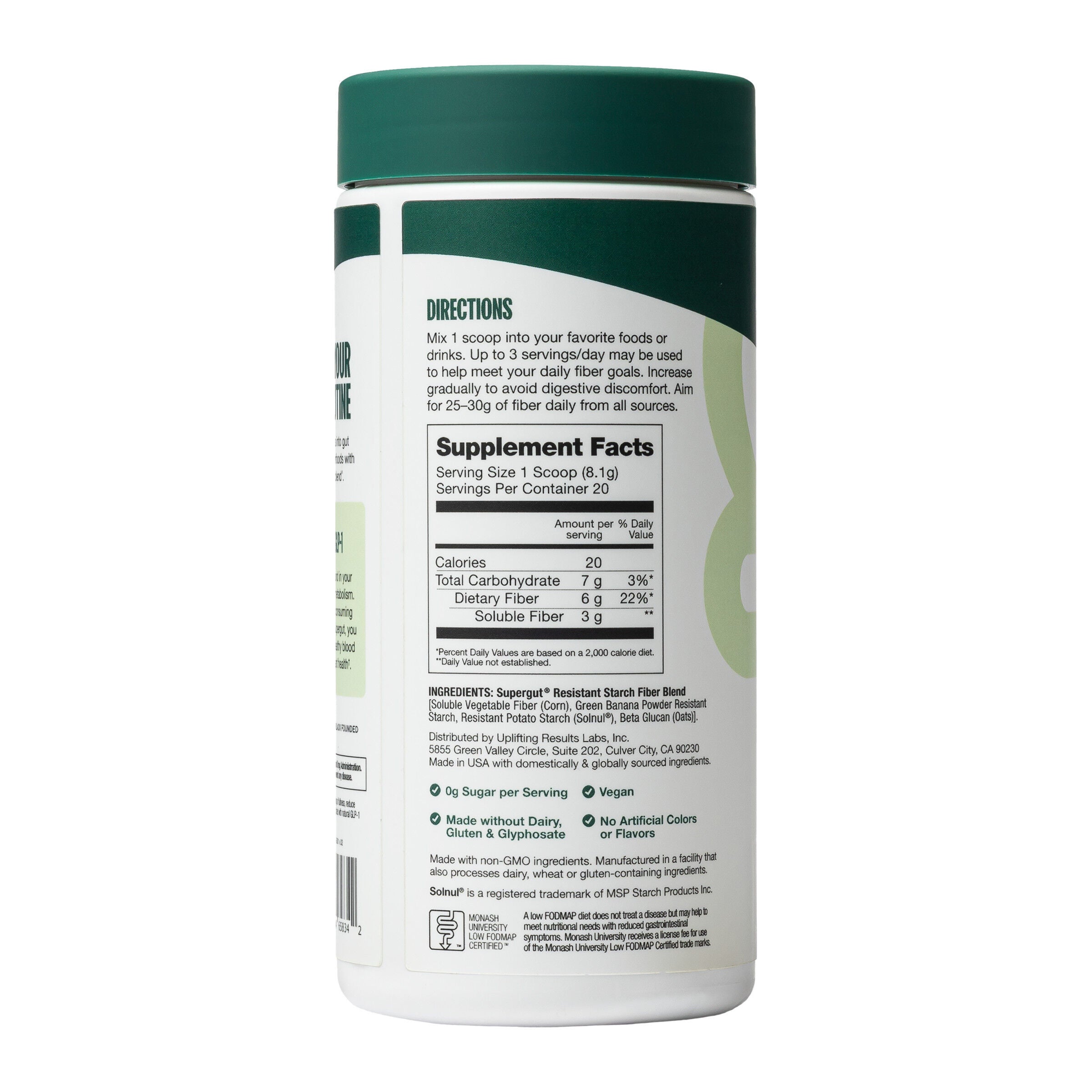 GLP-1 Daily Support Prebiotic Fiber - Unflavored (20 Servings)